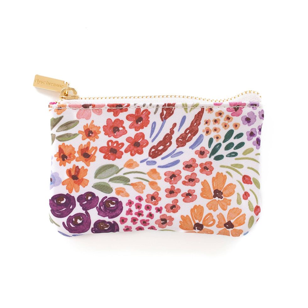 Thumbnail: Floral Coin Pouch: Spring Garden