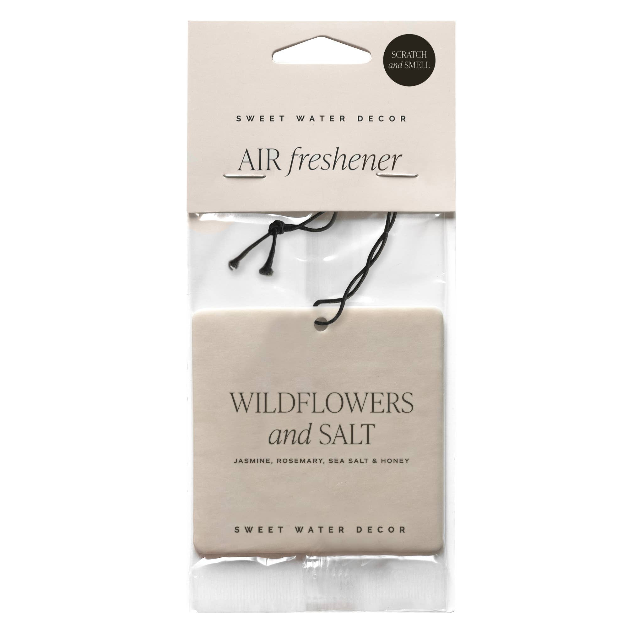 Wildflowers and Salt Hanging Air Freshener - Home Decor