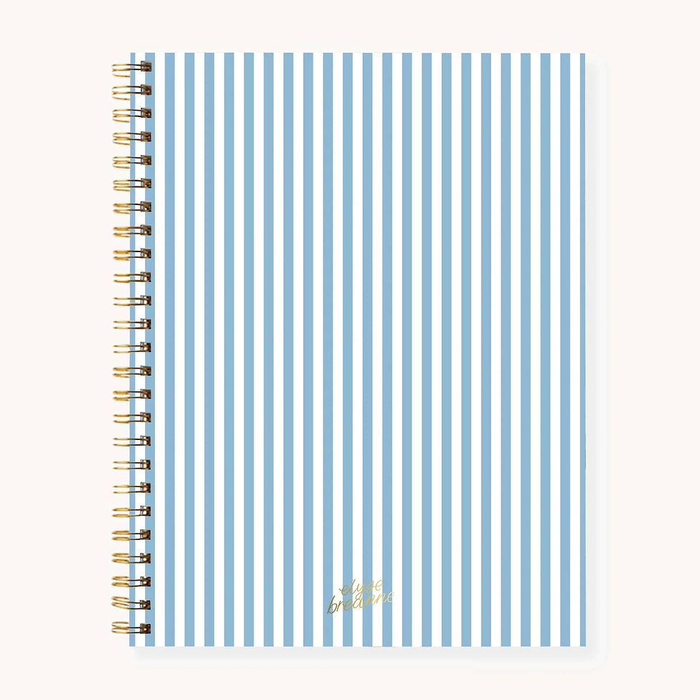 Thumbnail: Floral Softcover Spiral Notebook: Pressed Floral