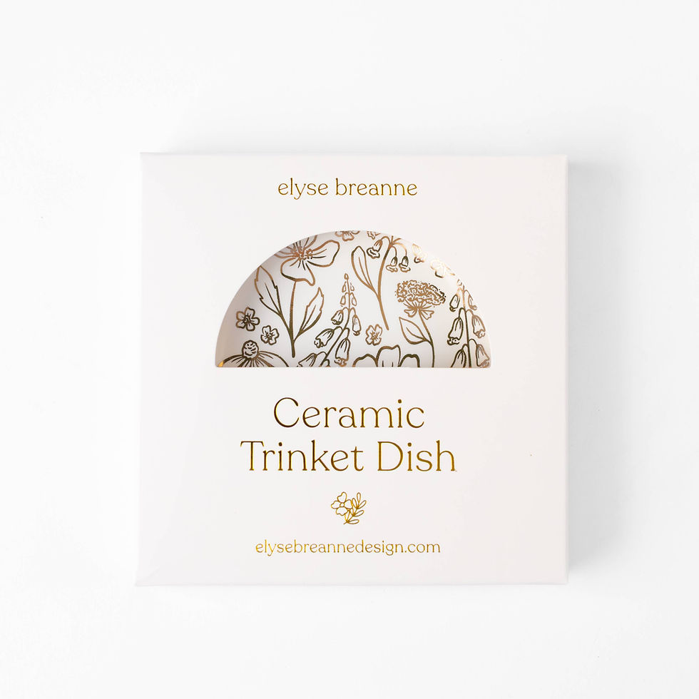 Thumbnail: Trinket Dish | Circular & Rectangular: Pressed Circle