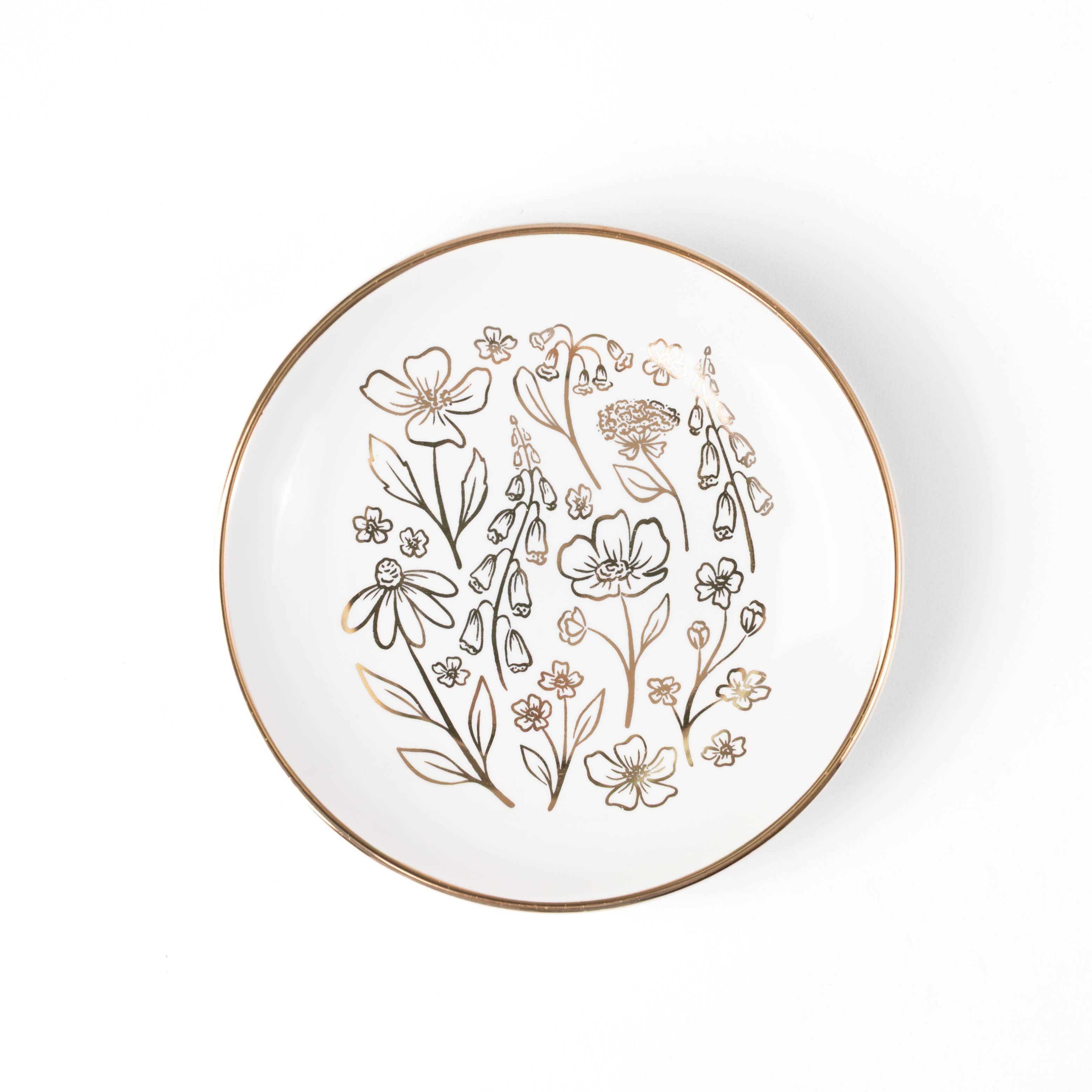 Trinket Dish | Circular & Rectangular: Pressed Circle