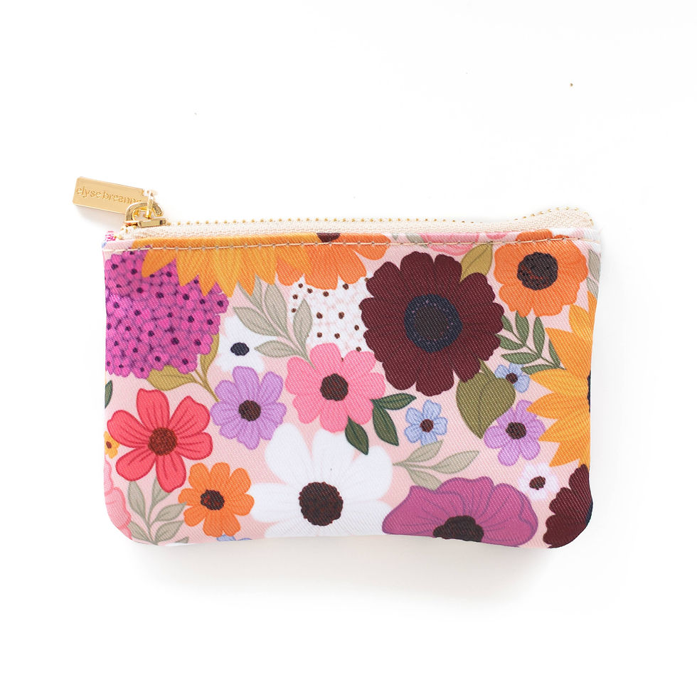 Thumbnail: Floral Coin Pouch: Spring Garden