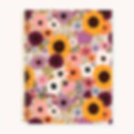 Thumbnail: Floral Softcover Spiral Notebook: Primrose Petals