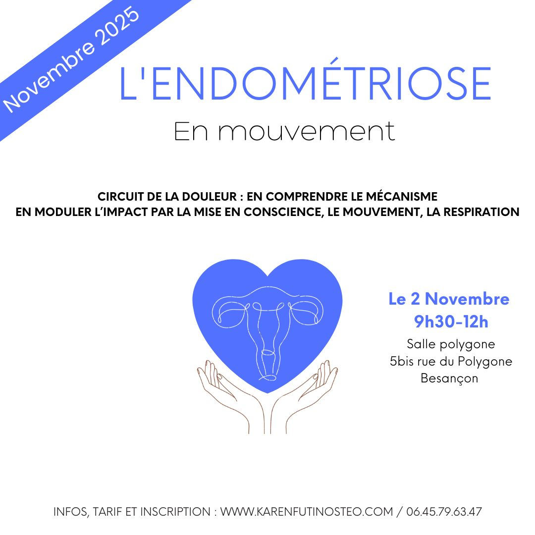 L'endometriose, l'accompagner par le mouvement