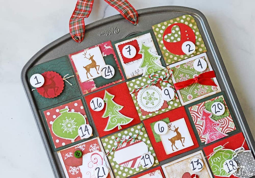 muffin tin advent calendar