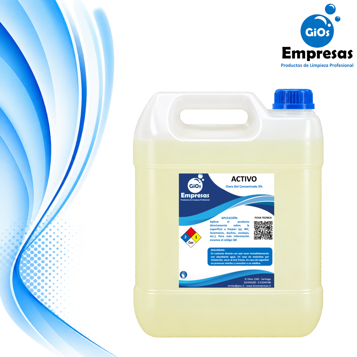 ACTIVO CLORO GEL CONCENTRADO 5L