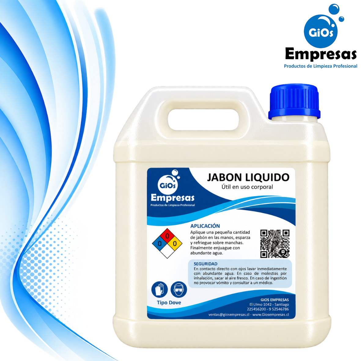 JABON LIQUIDO 5L TIPO DOVE