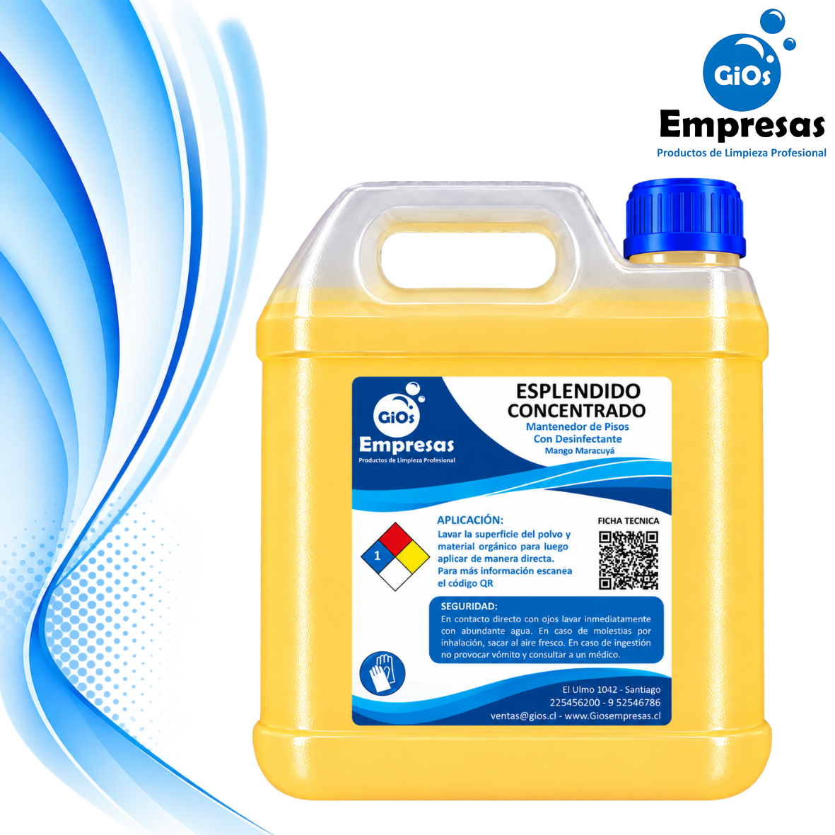 ESPLENDIDO MANTENEDOR PISOS CONCENTRADO 5L
