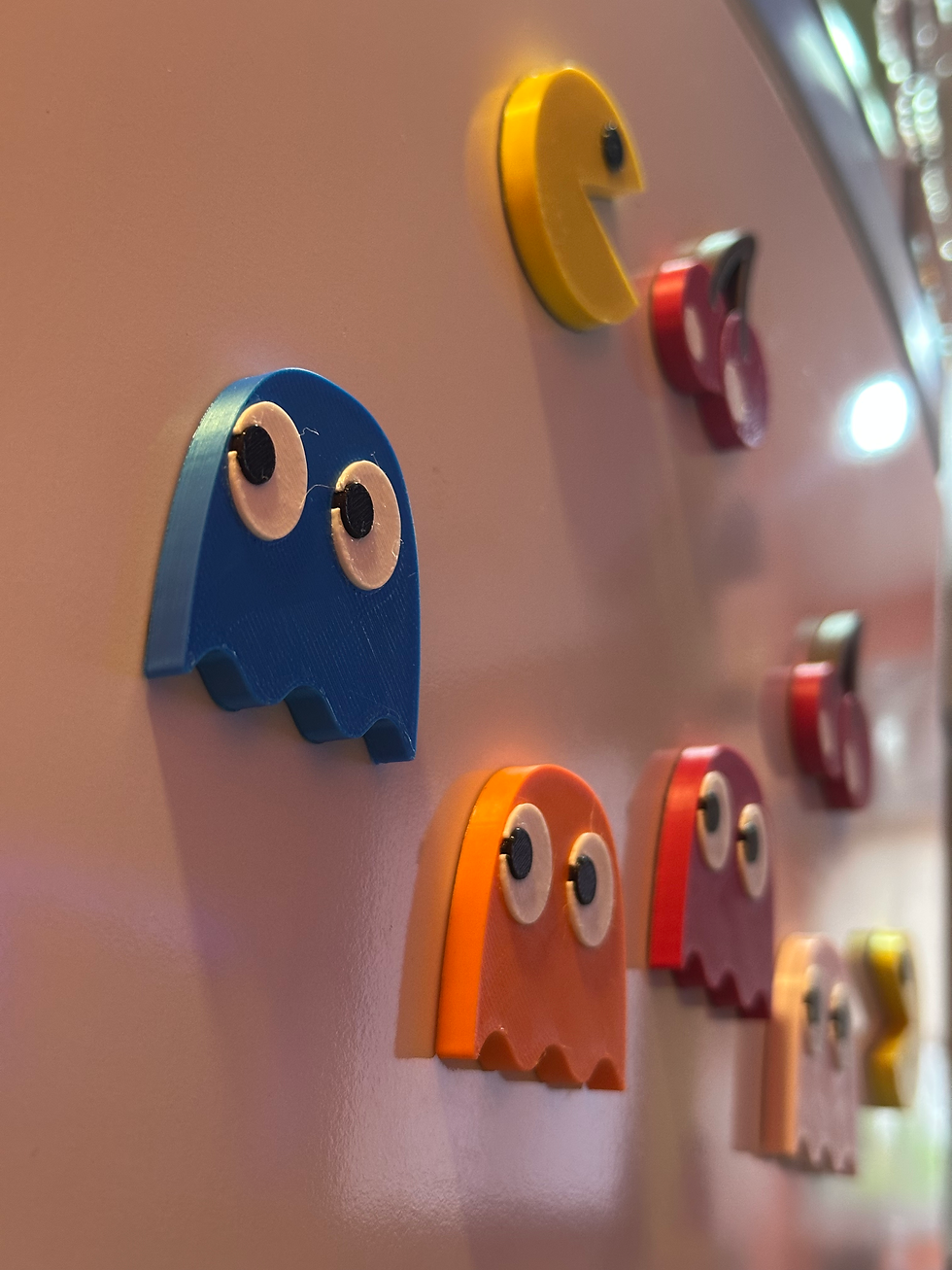 Miniatura: Pac-Man- Imãs de geladeira