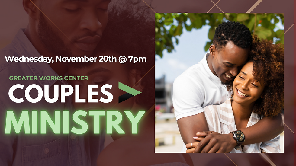 Couples Ministry Meeting