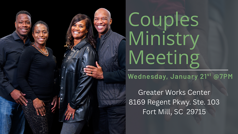 Couples Ministry Meeting
