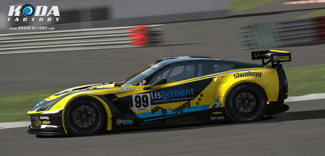 Overstep Racing Corvette C7R | League skin