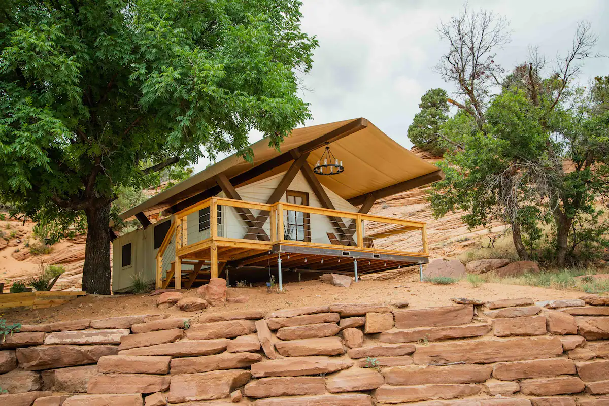 Utah Canvas Tents with balcony