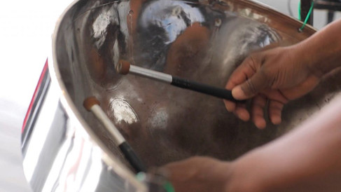 caribbean steel drum at wedding reception