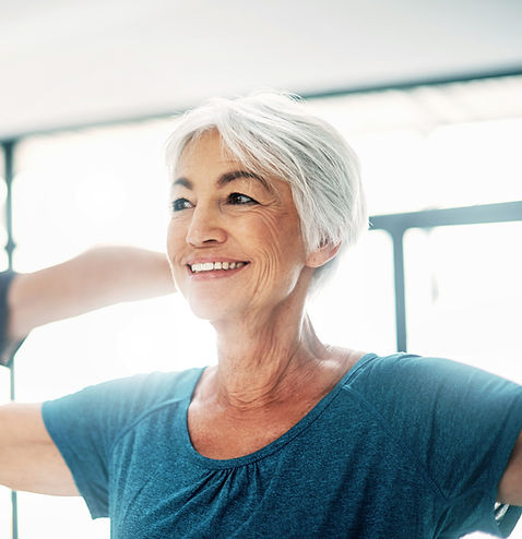 strong and healthy woman