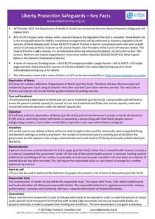 Liberty Protection Safeguards - LPS - fact sheet