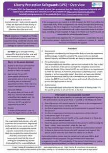 Liberty Protection Safeguards - LPS - overview chart