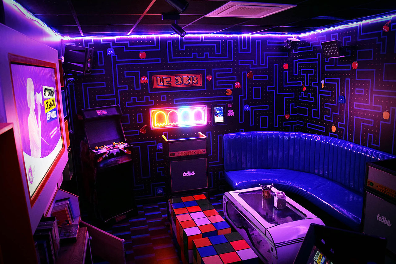 salon privatif du bar à jeux Le 3bis