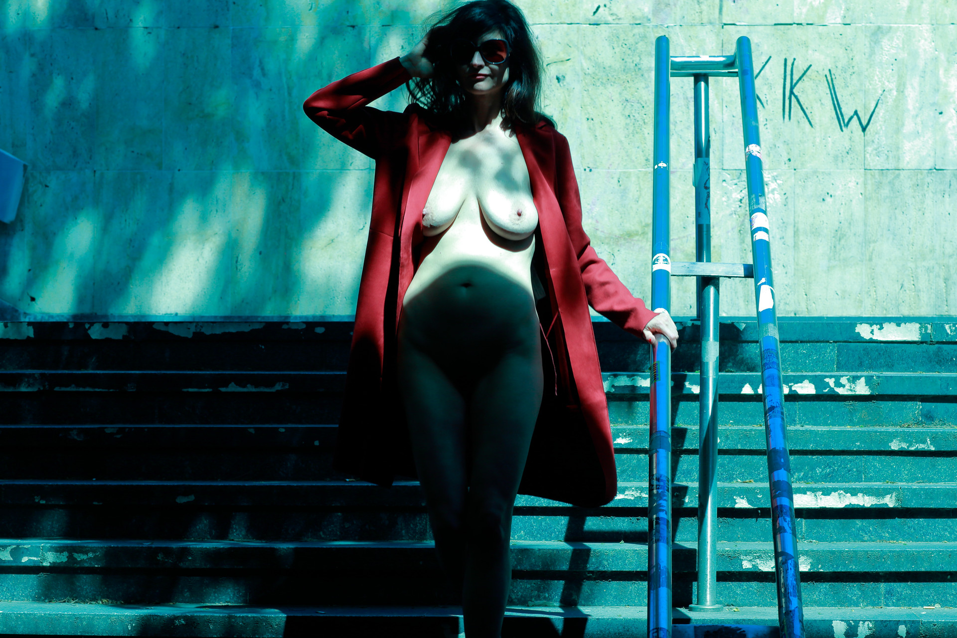 just a red coat