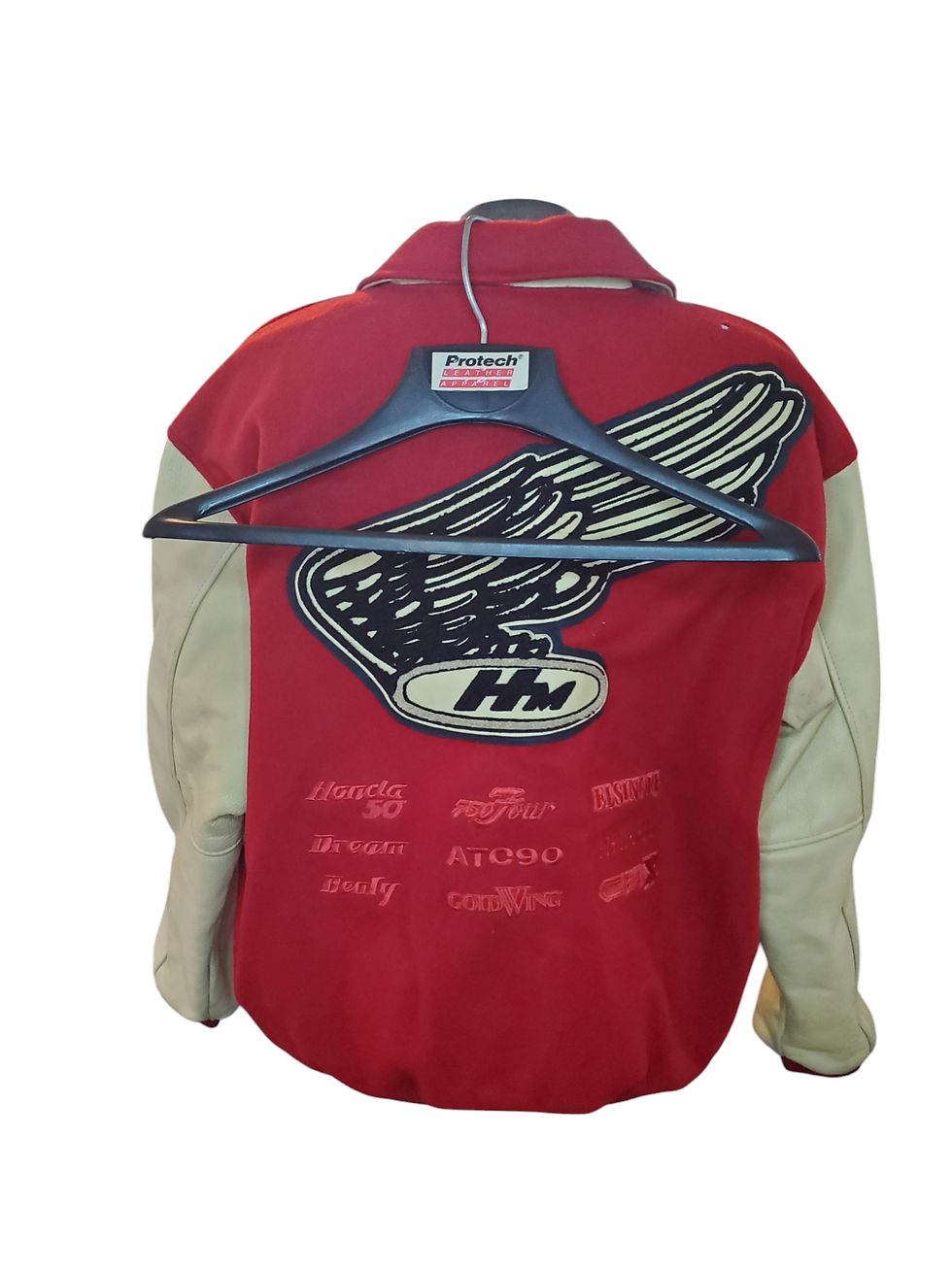 Thumbnail: Vintage Honda Classic Letterman Jacket-Large