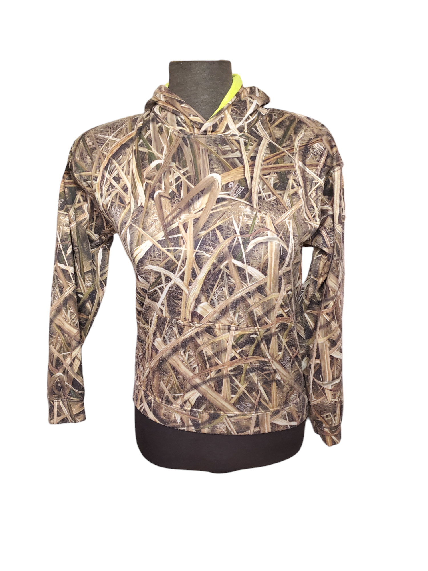 Youth Camo Shadow Grass Hoodie - Large