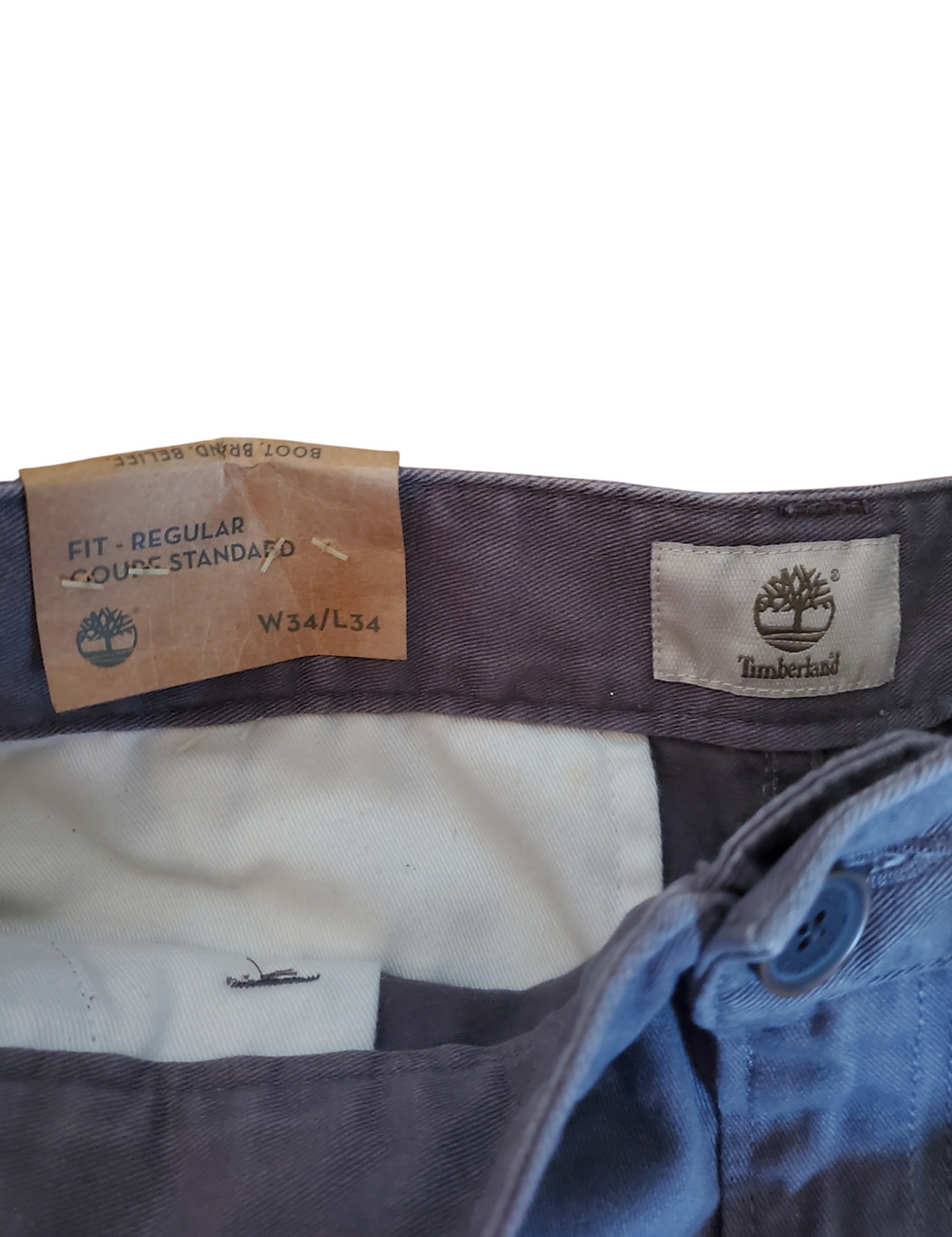 Thumbnail: Timberland Grey Cargo Pants 34x34 $78 MSRP