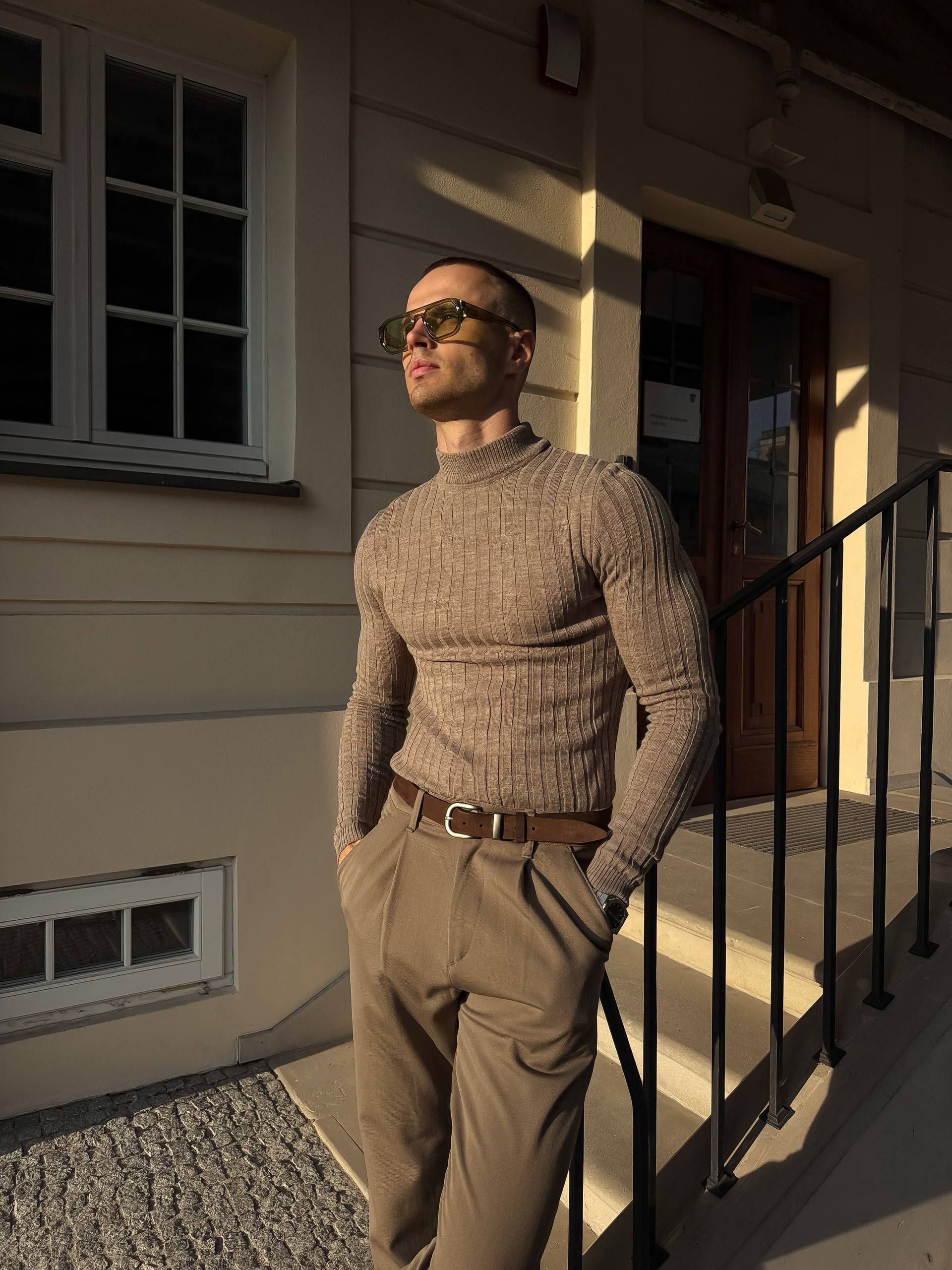 Джемпер широкий рубчик Clyde чоловічий