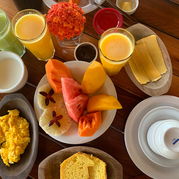 Café da manhã da Pousada