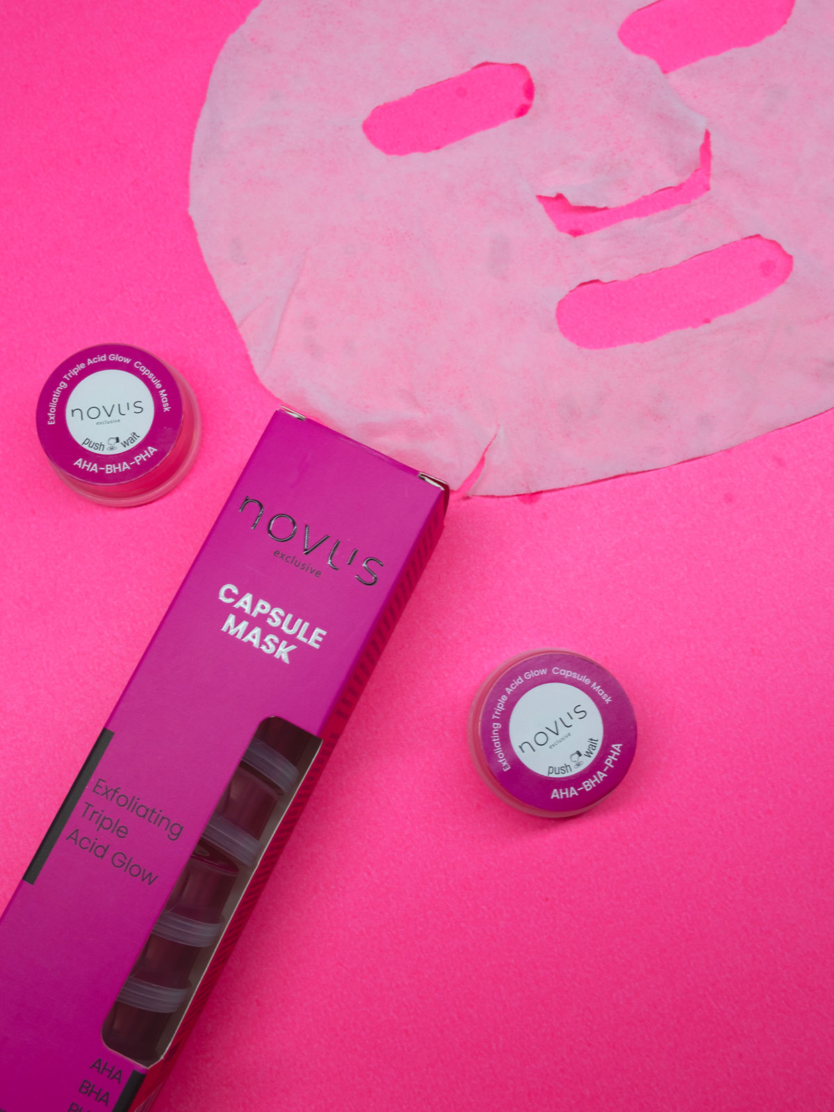 AHA BHA PHA Exfoliating Triple Acid Glow Leke-Akne Karşıtı Eksfoliyant Maske