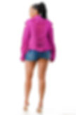 Distressed Cardigan Fuchsia Color 2