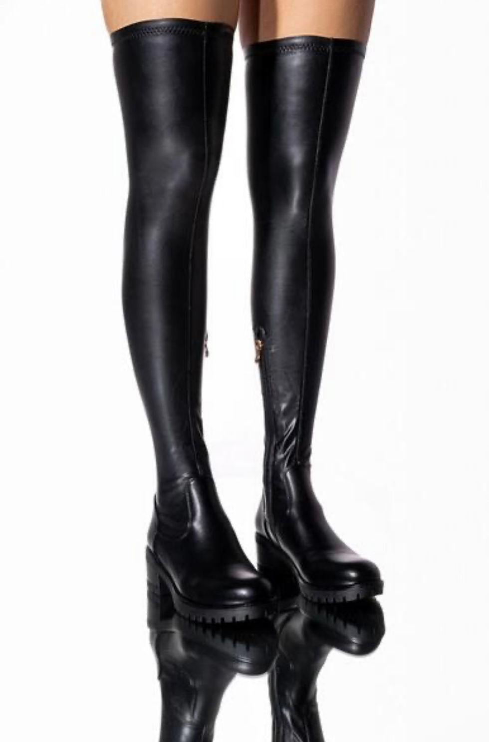 Thumbnail: Azalea Wang Surgical Flatform Boot 4 Way Stretch 4