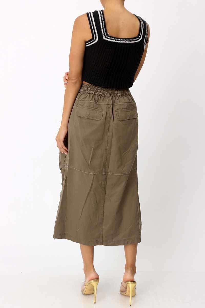 Thumbnail: Cargo Skirt w/zippers 3