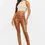 Thumbnail: Sleek & Sexy PU Pants Camel Color
