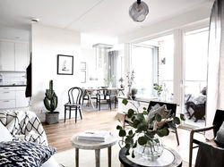 White cosy house