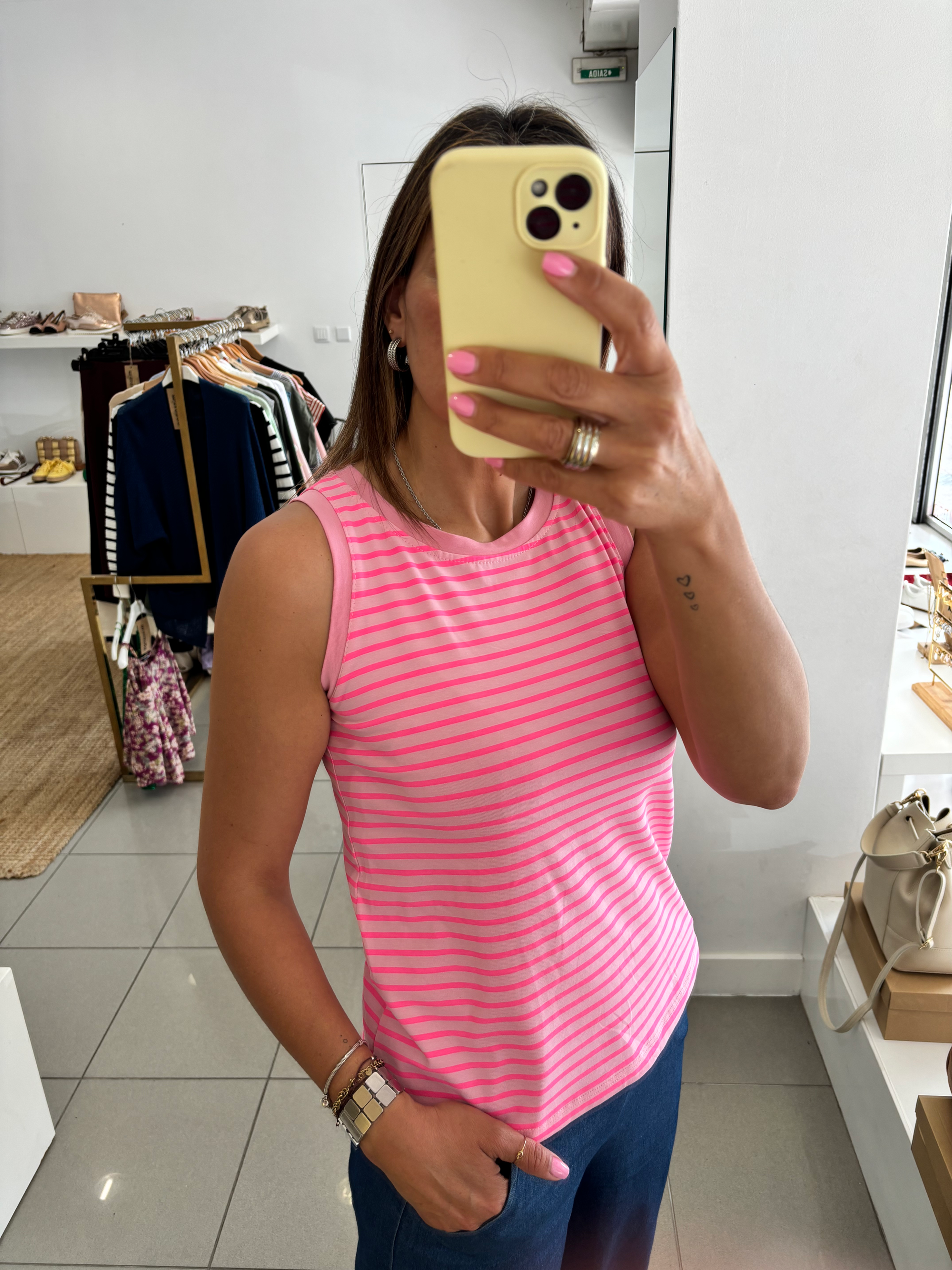 T shirt cavas c/ riscas