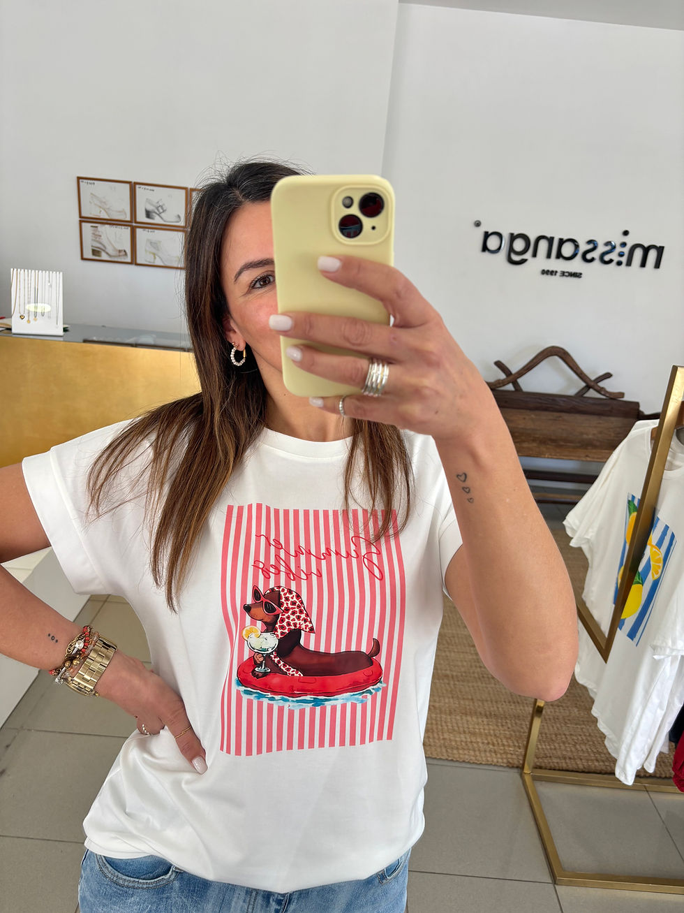 Miniatura: T shirt cão boia