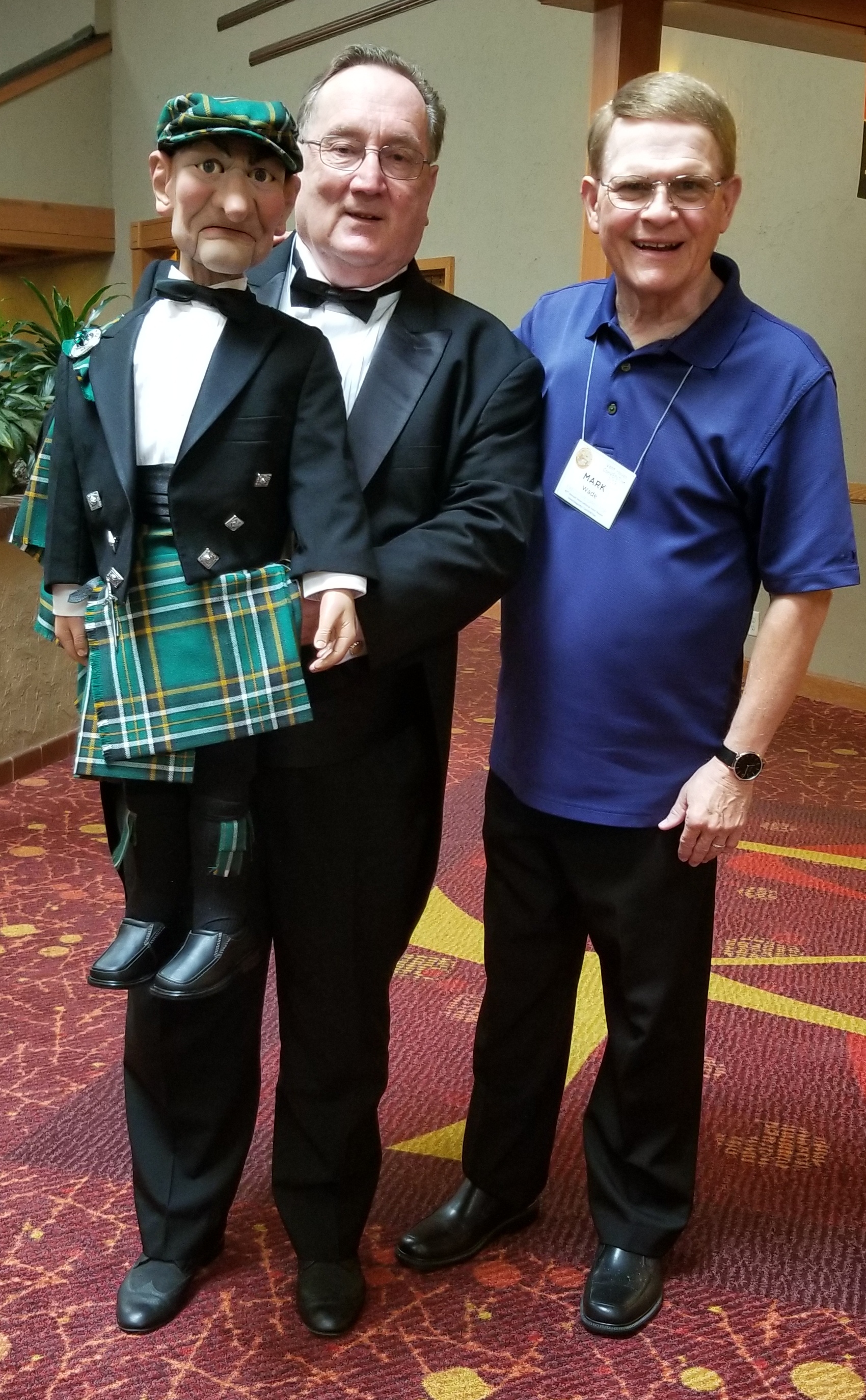 Mark Wade With Ronald And Harley
