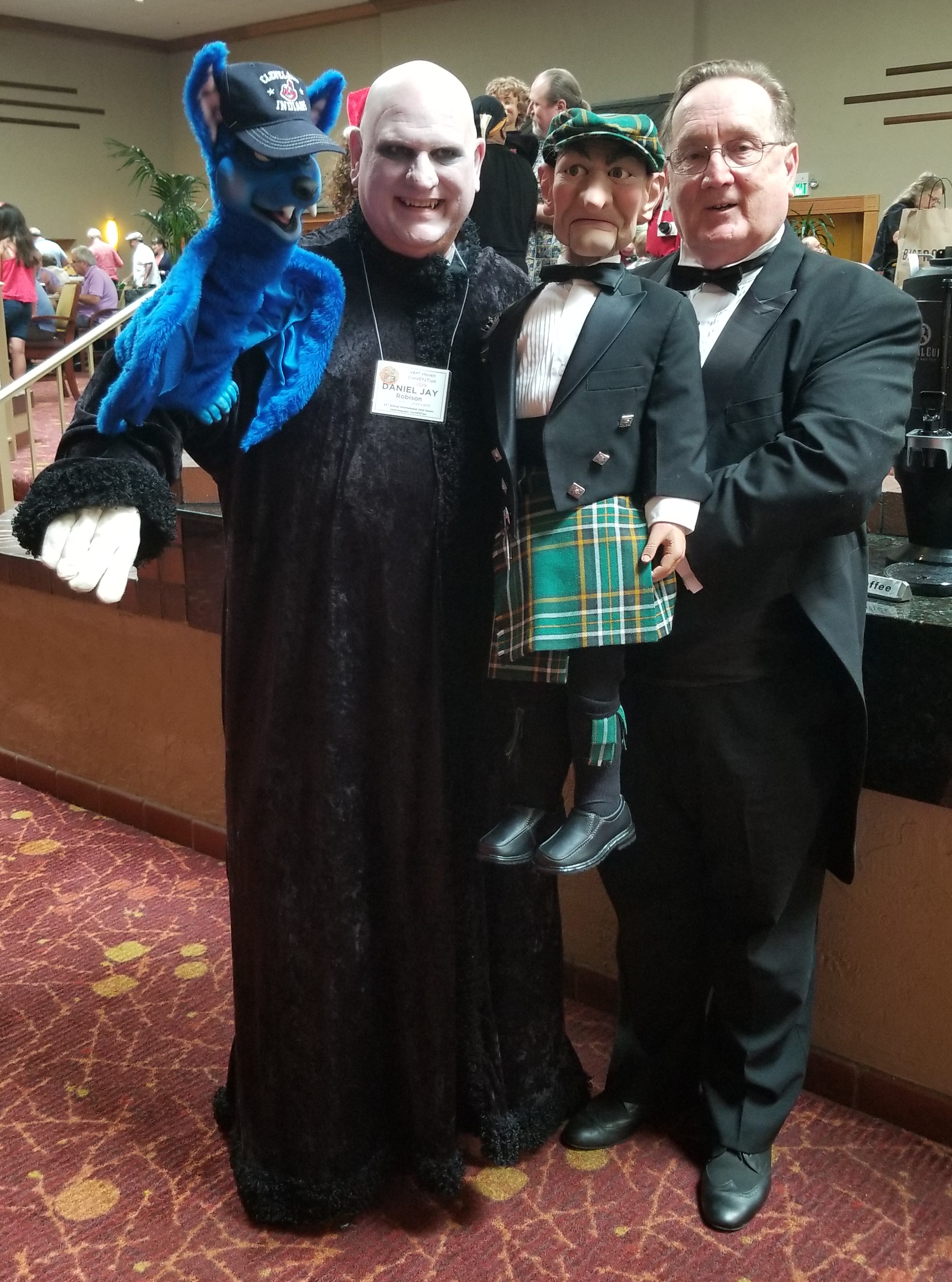 Daniel Jay with Ronald and Harley