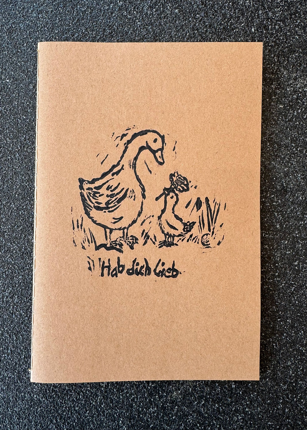 Miniaturbild: Hab dich lieb | Schlingen Kunstdrucke | Heft
