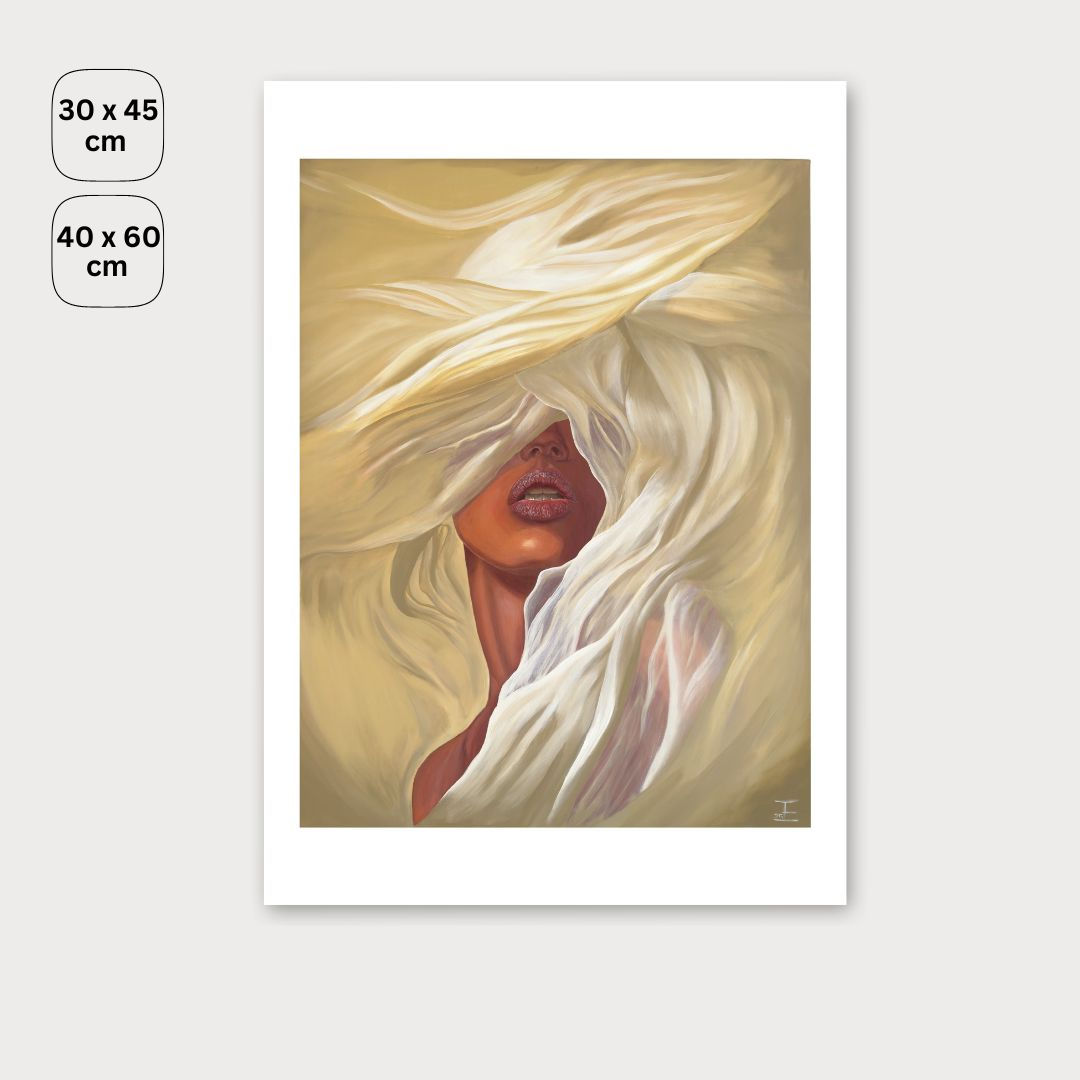 Schleier des Göttlichen Fine Art Print