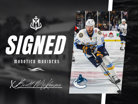 Former Vancouver Canucks NHL Draft Pick Brett McKenzie Signs With The Manotick Mariners