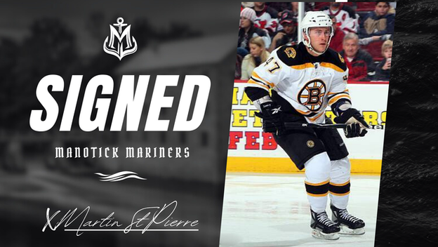 Former NHL Forward Martin St. Pierre Signs With The Manotick Mariners