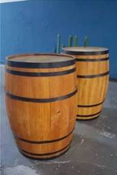 Barril de madeira 200L – altura de b