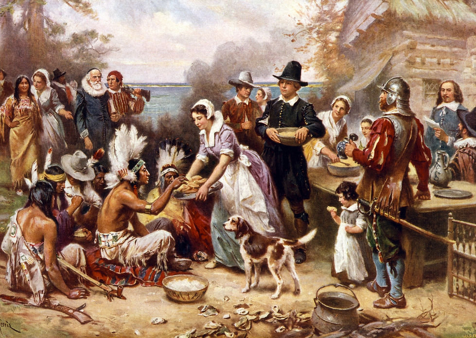 Jean Leon Germone Ferris, “The First Thanksgiving 1621” (Cleveland, OH: The Foundation Press, 1932)