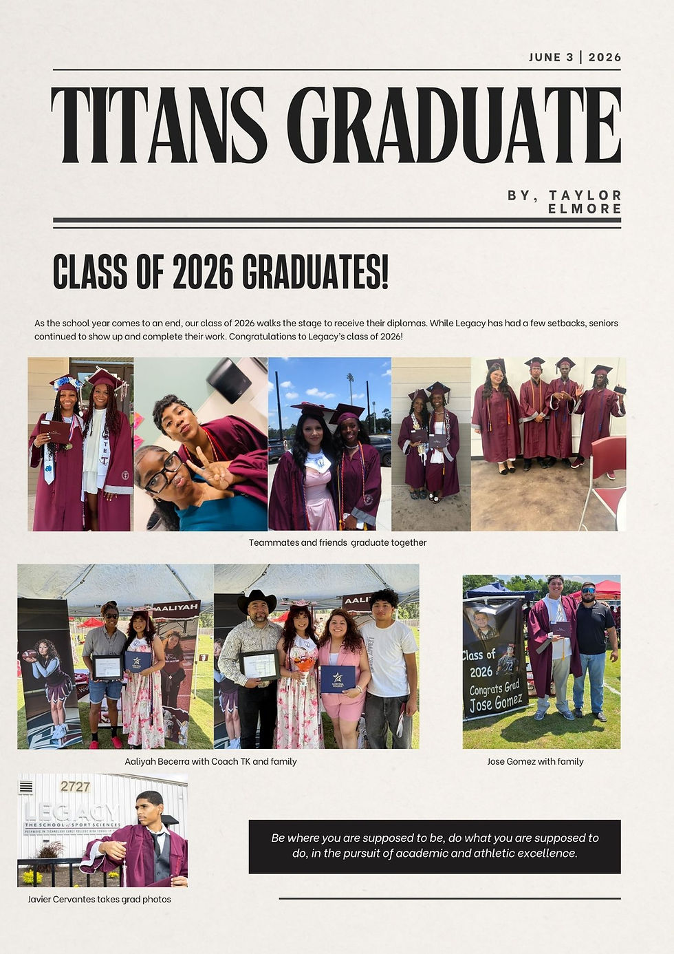 Class of 2026 Graduates