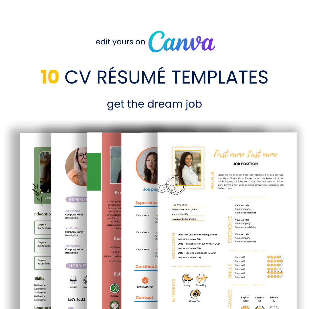 10 CV/Resume Templates