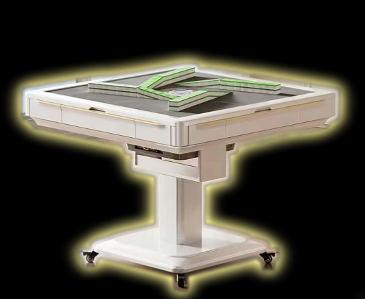 縮圖：2025 Mahjong Table-Automatic Shuffling and Arrangement New Style- Pearl White