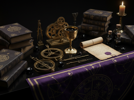 Configuración técnica de altar para la ejecución de cortes de brujería y protocolos de limpieza de daños bajo la supervisión del Maestro San Benito.