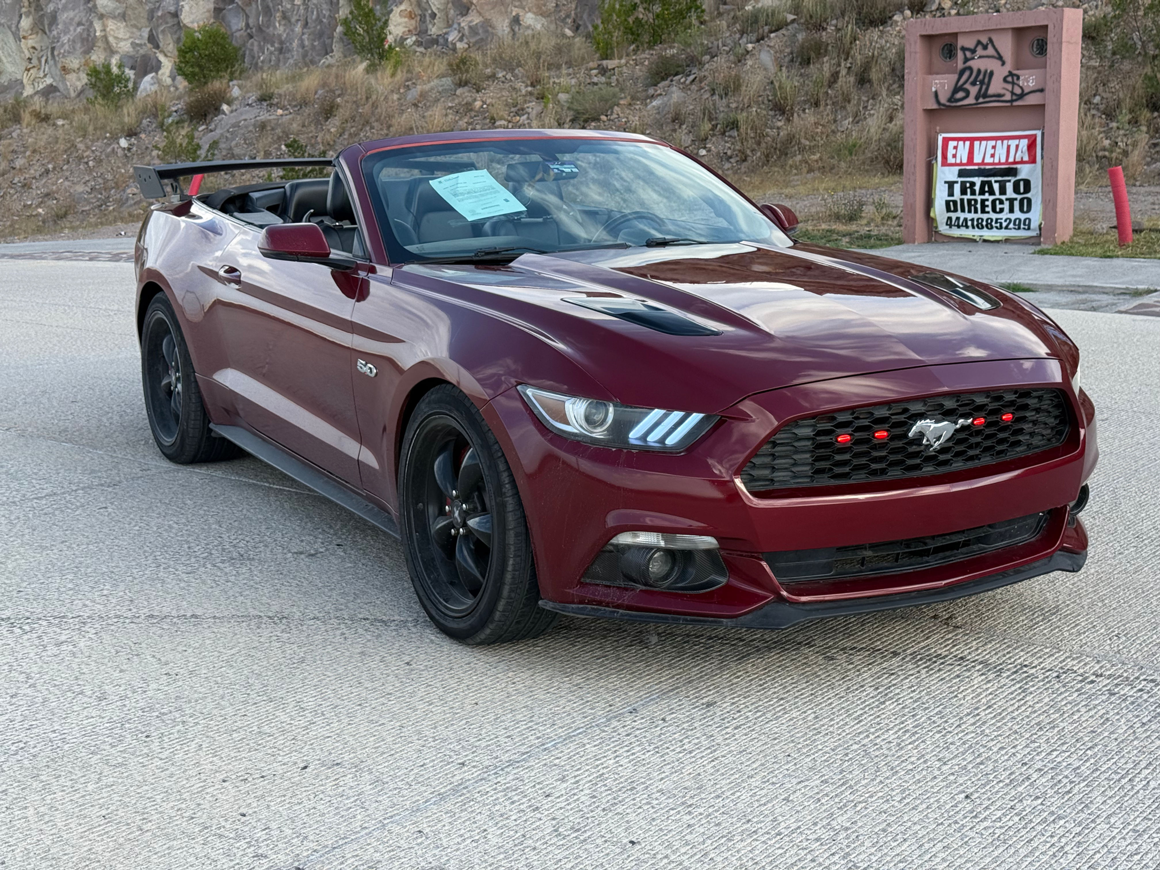 Mustang 2016 v8 convertible