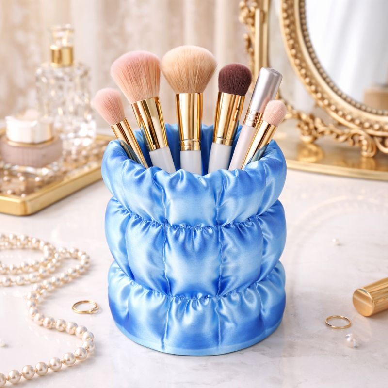 Thumbnail: Desk Organizer – Elegant Pen Holder & Makeup Brush Holder for Office and Vanity